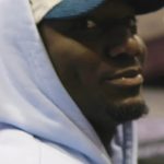 Deebo Samuel in a hoodie and cap during a 2022 public appearance