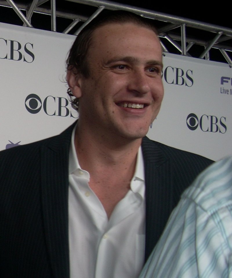 Jason Segel smiling at a 2008 event