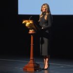 Melania Trump at a White House screening event in 2026 — Melania Trump pushed the women's health executive order that President Trump signed in the Rose Garden